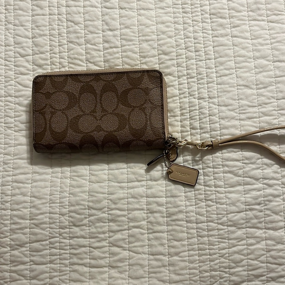 Coach wallet wristlet
